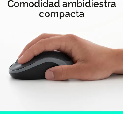 Vista 3 de Logitech MK270 - Combo de teclado y mouse inalámbrico para Windows, 2.4 GHz, 8 teclas multimedia, PC, portátil, teclado inalámbrico y mouse compacto
