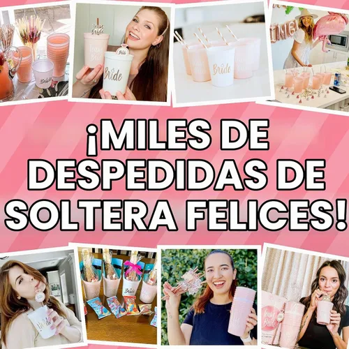 Vista 2 de Copas de despedida de soltera de Team Bride, decoraciones memorables de despedida de soltera, recuerdos, accesorios, regalos de tribu de novia