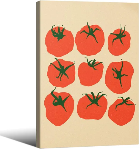 Vista 40 de Impresiones de Sardinas - Pósteres de pared de cocina de moda, diseño de rayas verdes, retro y moderna, estética de alimentos para el hogar