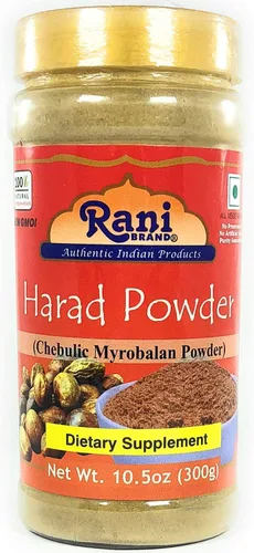 Vista 10 de Rani - Polvo orgánico Harad (polvo de mirobalan chebulic), 7 onzas, totalmente natural, sin color, apto para gluten, vegano, sin OMG, kosher, sin