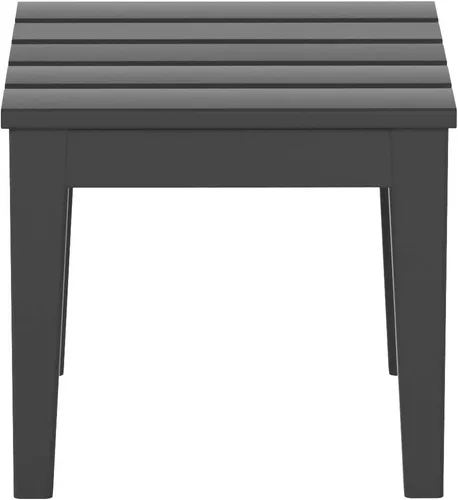 Vista 46 de WestinTrends Malibu - Mesa auxiliar cuadrada para exterior para silla Adirondack, teca