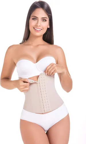 Vista 4 de MARIAE 9490 Colombiana Cintura Cincher Entrenador Faja Cinturilla Colombiana