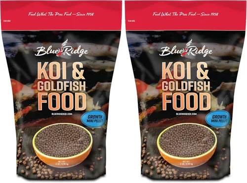 Vista 15 de Blue Ridge comida para peces Koi 2 libras - Fórmula de crecimiento mini para peces Koi, comida para peces dorados, comida premium para peces