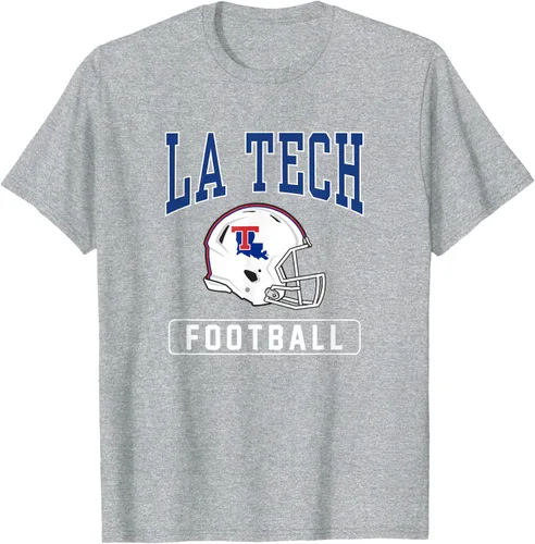 Vista 7 de Camiseta con casco de fútbol Louisiana Tech Bulldogs, Negro