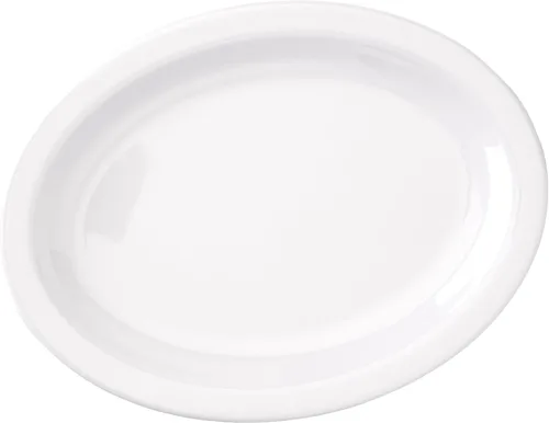 Vista 8 de Winco MMPR-6W - Plato redondo de melamina, 6.5 pulgadas, blanco (12 unidades), mediano