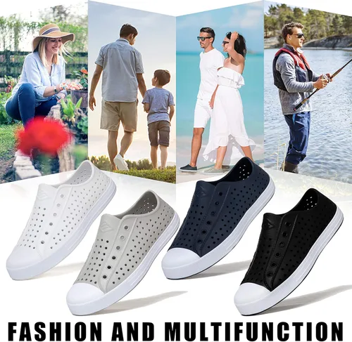 Vista 8 de SAGUARO Women's Men's Water Shoes Slip-On Garden Shoes Quick Dry Beach Aqua Shoes Lightweight Breathable Clogs