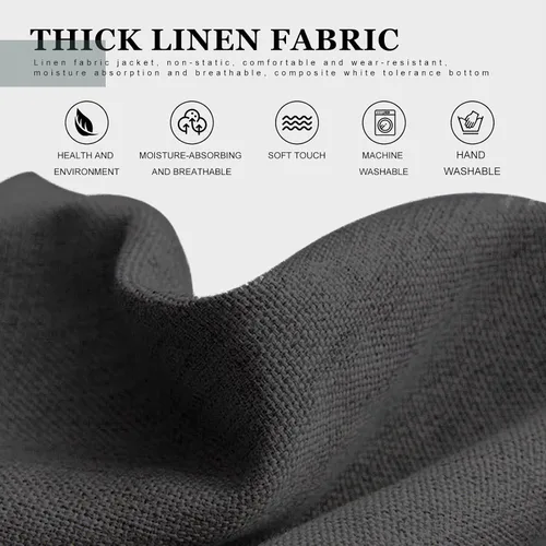 Vista 4 de Extensión de colchón, relleno de espacio entre cabecera y colchón o pared, almohada para cabecera con espuma de alta densidad y funda extraíble Negro