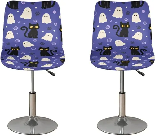 Vista 135 de American Eagle - Juego de 2 fundas para taburetes de bar para sillas de comedor, impermeables, antideslizantes, tamaño universal