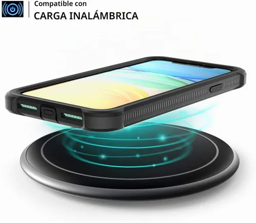 Vista 6 de Dexnor Funda para iPhone 11 con protector de pantalla, transparente, resistente 360, protección de cuerpo completo, a prueba de golpes, parte 11