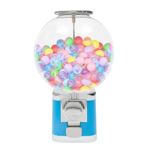 Vista 13 de Máquina expendedora, máquina de chicles y caramelos de gran capacidad para monedas de 1 dólar, máquinas expendedoras de juguetes con cápsulas