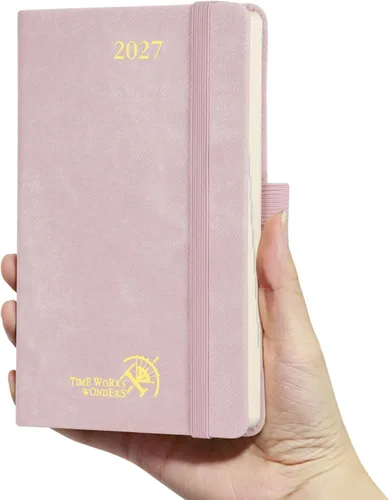 Vista 15 de POPRUN Agenda semanal y mensual 2027, libro de citas grande de 8.5 x 10.5 Verde oliva