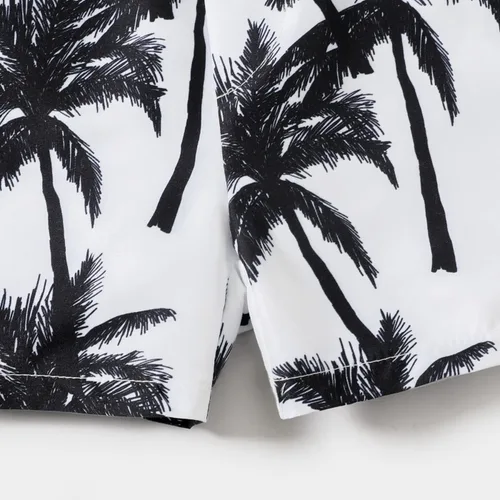 Vista 7 de IFFEI - Conjunto de bikini de dos piezas traje de baño a juego para la familia trajes de baño Mommy and Me mami y yo con volantes y estampados