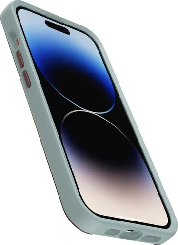 Vista 3 de Funda antimicrobiana OtterBox Symmetry Series Series+ con MagSafe para iPhone 14 Pro (SOLAMENTE) - Embalaje no minorista - Azul/Rojo Arizona Sunrise