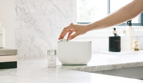 Vista 2 de Aera L'Avant Fresh Linen - Recambio de fragancia para el hogar, notas de ylang ylang, bambú y lavanda, funciona con el difusor Aera