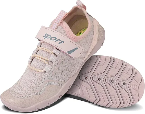 Vista 8 de Zapatos de agua para niños y niñas, de secado rápido, calcetines acuáticos descalzos, playa, piscina, natación, tenis deportivos ligeros para niños
