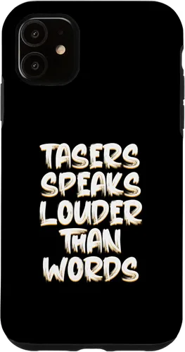 Vista 6 de Funda eléctrica para iPhone 12 mini Tasers Speak Louder Than Words