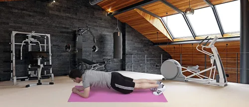 Vista 2 de Tapete multiusos para yoga y ejercicios, con correa de transporte, alta densidad, antidesgarros, YOGAPVC-PUR de Mind Reader