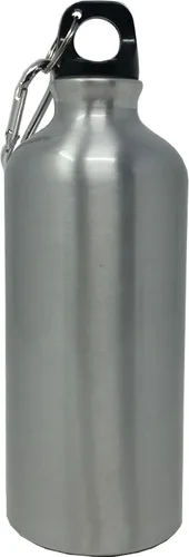 Vista 4 de Botella de agua deportiva personalizada con acabado de aluminio de 20 onzas, 20.3 fl oz, personalizable