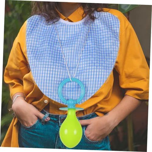 Vista 6 de Conjunto de disfraz para adultos, chupete con peto, divertido accesorio de cosplay para fiestas y adultos