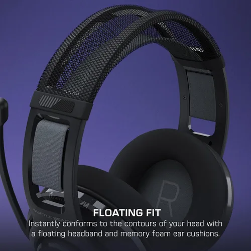 Vista 7 de Turtle Beach Atlas 200 - Auriculares con cable USB para PC, para PC, consolas de juegos, Xbox, PlayStation, controladores Nanoclear de 50 mm, audio