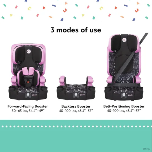 Vista 3 de Disney Baby MagicSquad - Asiento de coche con arnés 3 en 1, Mickey Blogger