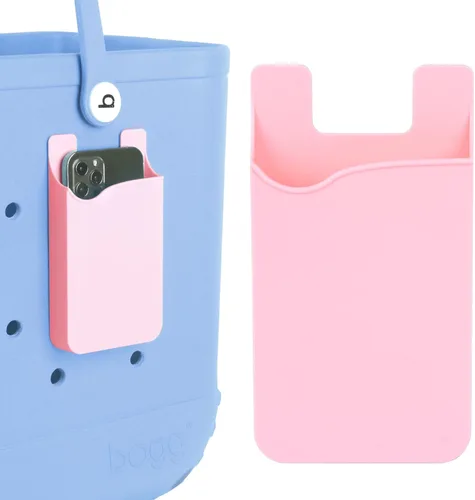 Vista 12 de Soporte para teléfono compatible con Bogg Bag y Simple Modern Beach Tote, funda universal de plástico ABS duro para teléfono celular, accesorios