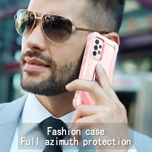 Vista 7 de Asuwish Funda de teléfono para Samsung Galaxy A52/A52S 5G con soporte de anillo, resistente, a prueba de golpes, cuerpo completo, resistente