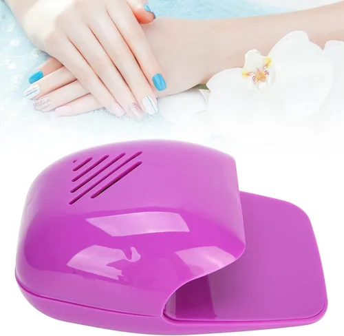 Vista 9 de FILFEEL Secador de uñas portátil, mini ventilador de uñas para esmalte de uñas regular y de gel, funciona con pilas, morado
