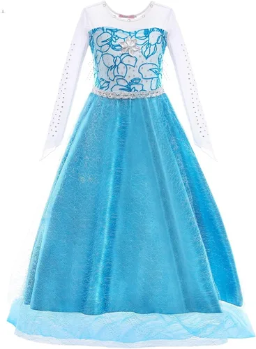 Vista 4 de Familycrazy Princess Costume Princess Dresses for Girls Dress up Fancy Halloween Christmas for ToddlerNo Accessories