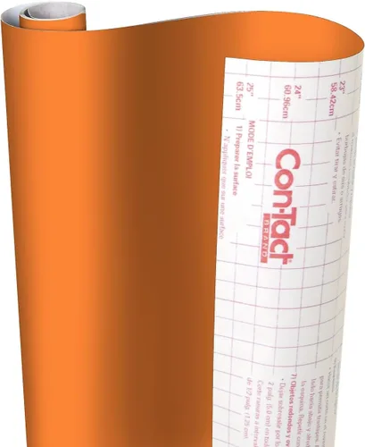 Vista 38 de Con-Tact Brand Creative Covering, forro autoadhesivo para estantes, rollo de vinilo multiusos, fácil de usar y aplicar, 18'' x 9', rojo bombero Rojo