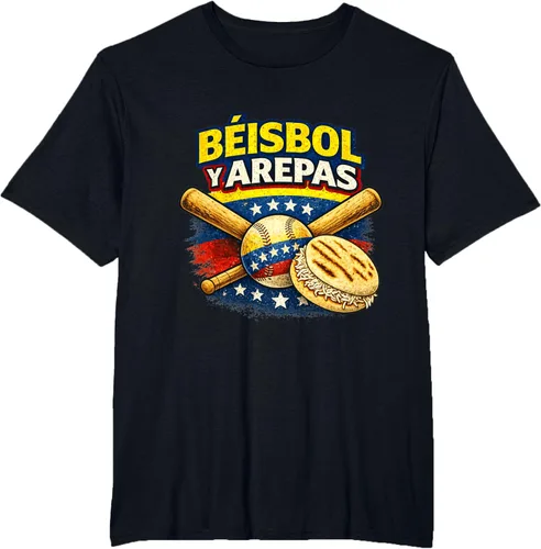Vista 81 de Camiseta Beisbol y Arepas Venezuelas Baseball Pride Team 2026