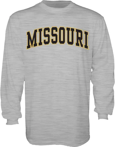 Vista 16 de Blue 84 NCAA playera de manga larga con nombre de equipo arqueado color brezo oscuro para hombre