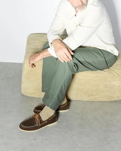 Vista 2 de Sperry para hombre Gold Authentic Original 2-Eye Marrón