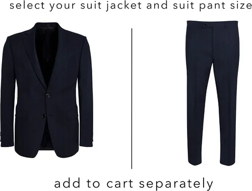 Vista 2 de Calvin Klein Traje de corte ajustado, por piezas, para hombre