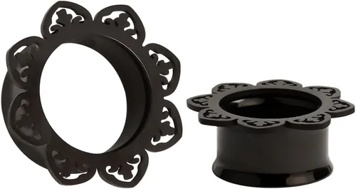 Vista 8 de KUBOOZ 2017 - Expansor de acero inoxidable para oreja, tapón con diseño de espigas, 8-25mm