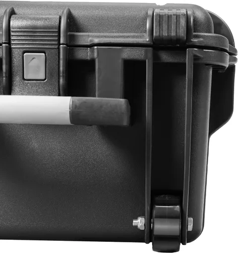 Vista 7 de Regetek Funda impermeable con ruedas de 53.5 x 16.5 x 10.5 pulgadas, con espuma/ruedas/3 asas grandes para cámara, herramienta, equipo, IP67, a