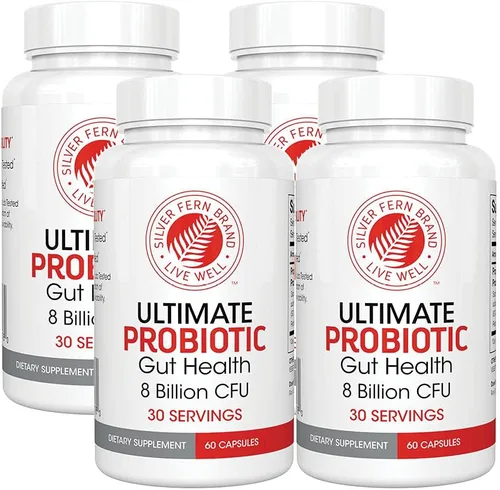 Vista 10 de Silver Fern Brand Ultimate Probiotic – Probióticos para mujeres y hombres – Suplemento de salud intestinal formador de esporas de 8 mil millones