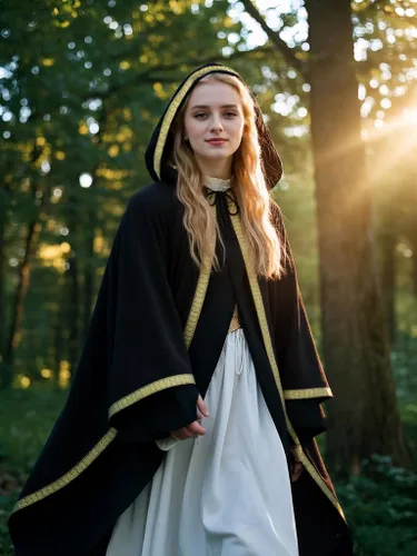 Vista 5 de GRAJTCIN Bata de mago unisex de terciopelo, capa de mago, disfraz renacentista para cosplay y Halloween