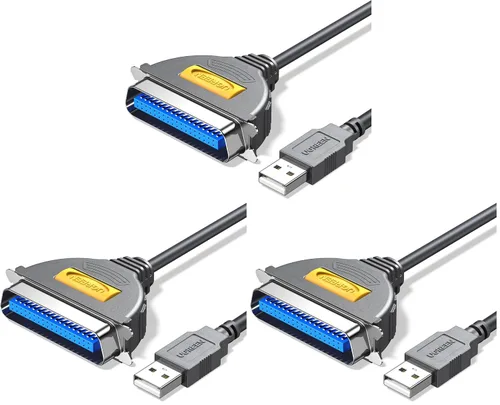 Vista 9 de UGREEN Adaptador de cable de impresora USB a puerto paralelo CN36 IEEE1284