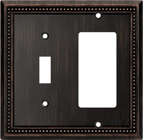 Vista 14 de Henne Bery Sunken Pearls Placa de Pared Decorativa de Servicio Pesado Placa de Interruptor Cubierta de Tomacorriente