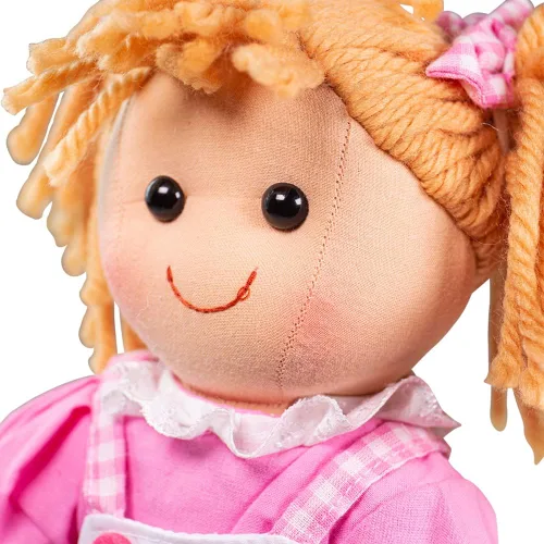 Vista 3 de Bigjigs Toys Ava Doll - Juguete de peluche mediano Ragdoll