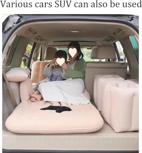 Vista 3 de Colchón de aire para cama de camión, colchón de aire para automóvil, cama inflable para automóvil, almohadilla de dormir trasera, bolsa