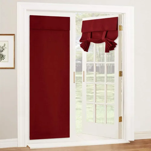 Vista 69 de RYB HOME 2 paneles 100% opacos para puerta de aula, 8 pulgadas de ancho x 36 pulgadas de largo, color beige biscotti, sin taladro, para ventana