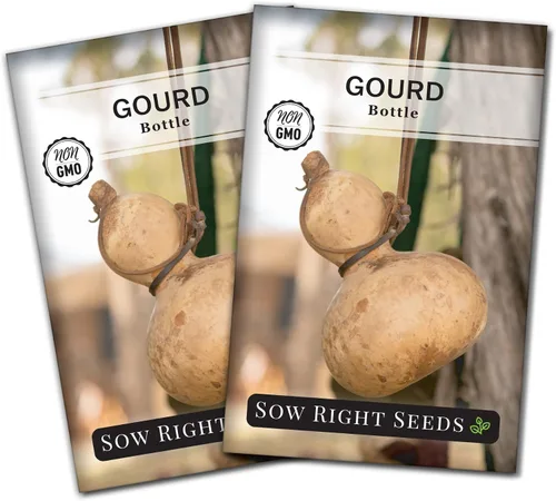 Vista 7 de Sow Right Seeds - Semilla de calabaza en botella para plantar - Paquete de reliquia sin OMG con instrucciones para plantar y cultivar un huerto