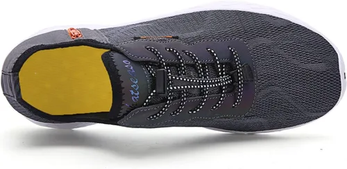 Vista 3 de Whatseaso Zapatos acuáticos para mujeres y hombres, ligeros, de secado rápido, para playa, adultos, zapatos deportivos para natación, surf, piscina