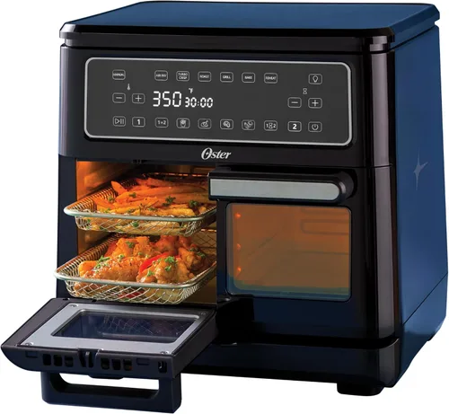 Vista 7 de Oster Freidora de aire compacta, freidora digital de 4 cuartos de galón con ventana, freidora de aire de encimera fácil de usar