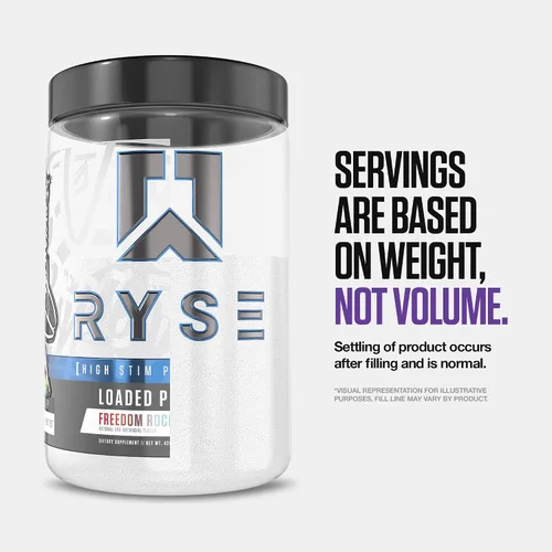Vista 8 de RYSE Loaded - Polvo de preentrenamiento – Uva Bazooka – Preentrenamiento diario para hombres y mujeres con 390 mg de cafeína, beta alanina