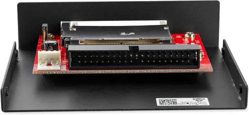 Vista 2 de StarTech.com Lector de Tarjetas Adaptador de Bahía de Unidad de 3.5 Pulgadas IDE a CF SSD Individual, TAA (35BAYCF2IDE) Adaptador SSD CF interno