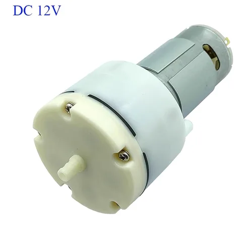 Vista 2 de Bomba de aire de vacío de alta presión 555 de flujo grande de 12V/24V 10-15LPM Bomba de diafragma de succión de presión negativa Inflador