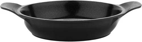 Vista 3 de G.E.T. CA-101-BK/BK/CC Heiss® - Mini bandeja para hornear/cazuela de aluminio fundido de bajo consumo, 10 onzas, color negro